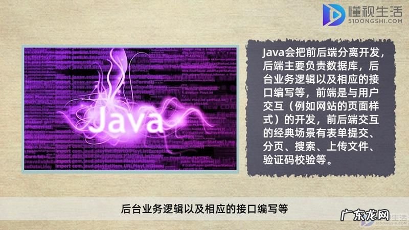 java属于前端还是后端? Java后端是什么