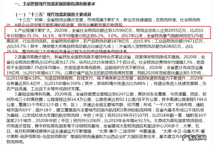 邮政、顺丰物流项目被列为山西“十四五”现代物流重点建设项目