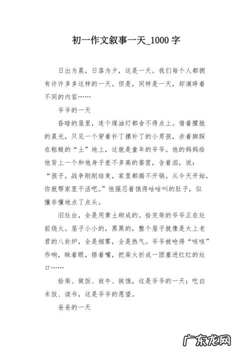 叙事作文1000字优秀作文 优秀作文叙事高中1000字