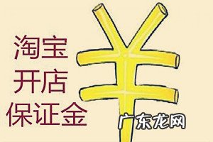 淘宝开店 保证金 淘宝保证金计划30元怎么加入?和1000元保证金有什么区别?淘宝卖家30元保证金