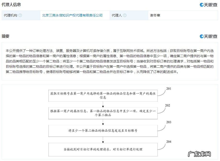 美团公开“订单处理方法、装置、服务器”专利