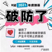 官宣2021年度弹幕，B站又双叒叕破防了！
