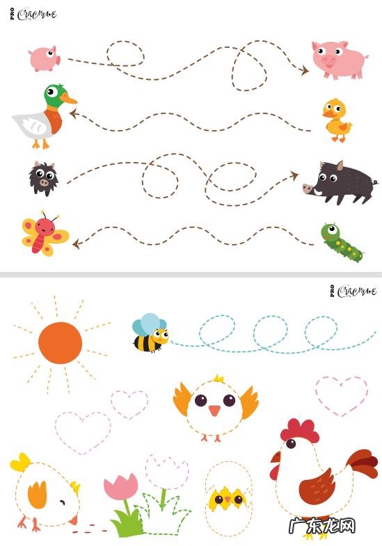 专注力训练画线运笔-专注力训练之运笔连线