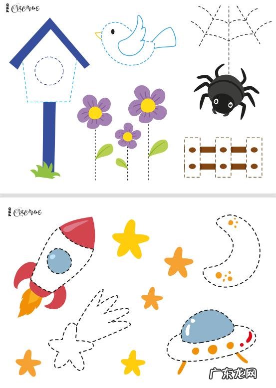 专注力训练画线运笔-专注力训练之运笔连线