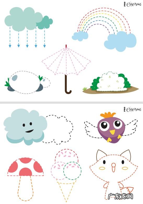 专注力训练画线运笔-专注力训练之运笔连线