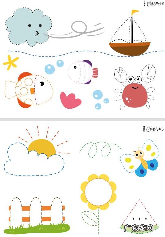 专注力训练画线运笔-专注力训练之运笔连线