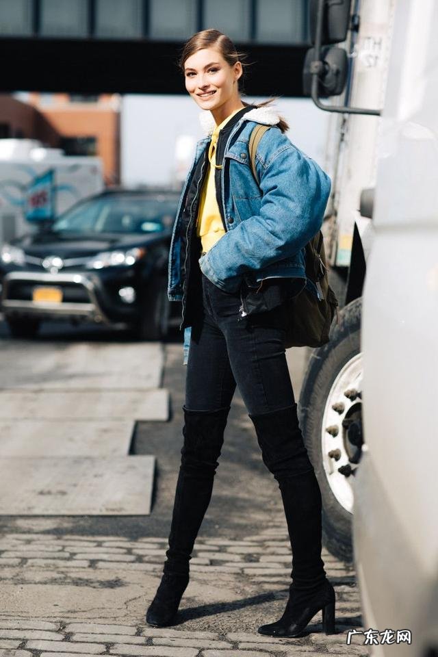 女生在冬天应该如何穿搭过膝靴?