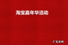 淘宝嘉年华活动报名怎么填？如何填写活动内容？