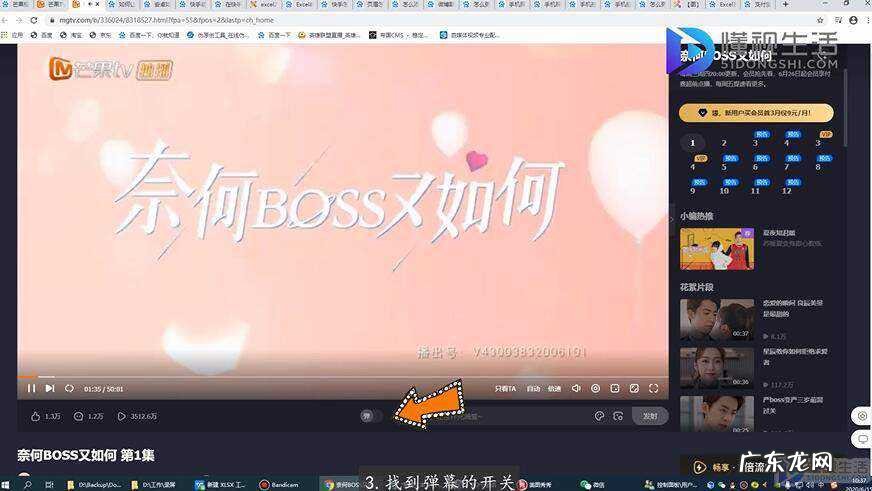 芒果tv没有弹幕的图标了? 芒果视频弹幕怎么开