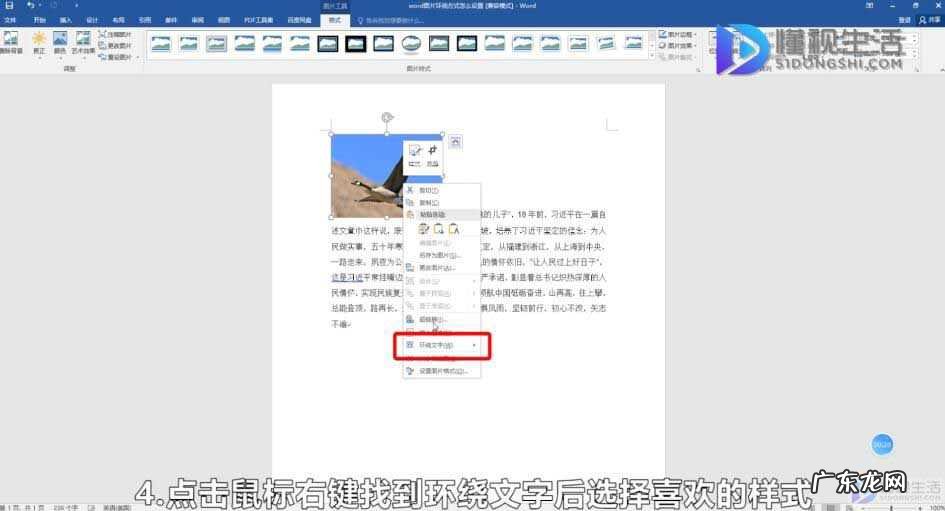 word图片环绕方式区别？ word图片环绕方式怎么设置