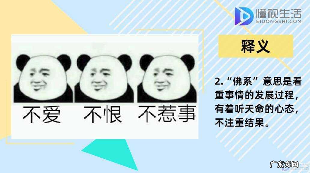 佛系女生的四大特征? 佛系什么意思