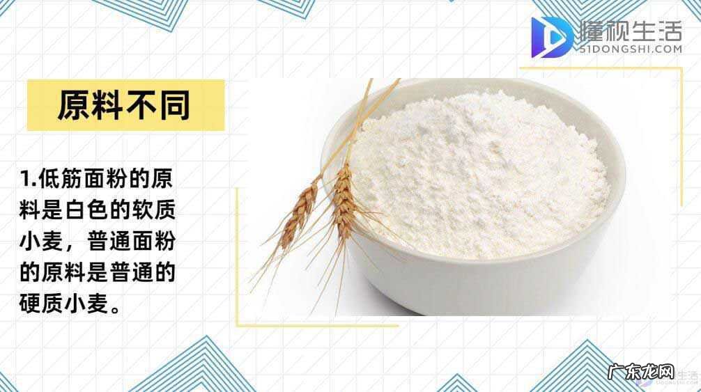 普通面粉能代替低筋粉吗？ 低筋面粉和普通面粉的区别