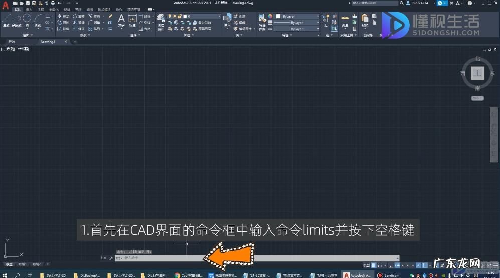 cad如何调整比例为1:1? cad图形界限怎么设置