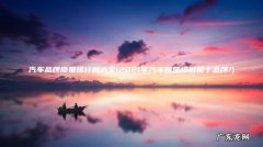 2021年汽车质量排名前十品牌? 汽车品牌质量排行榜大全