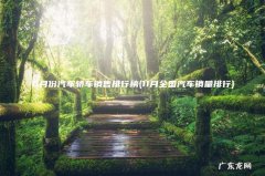 11月全国汽车销量排行 11月份汽车轿车销售排行榜