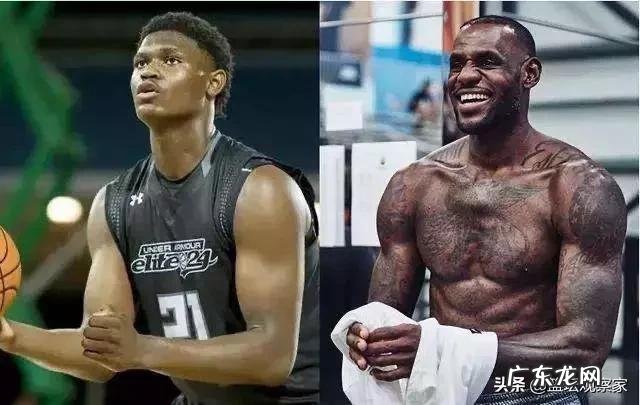 16岁身高220公分,詹姆斯为何会为中国小将余嘉豪振臂欢呼