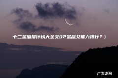 12星座女能力排行？ 十二星座排行榜大全女