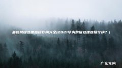 2021华为荣耀处理器排行榜？ 最新荣耀处理器排行榜大全