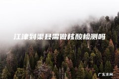 江津到渠县需做核酸检测吗