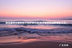 真实事件改编的电影大全 真实事件改编的高分电影排行榜