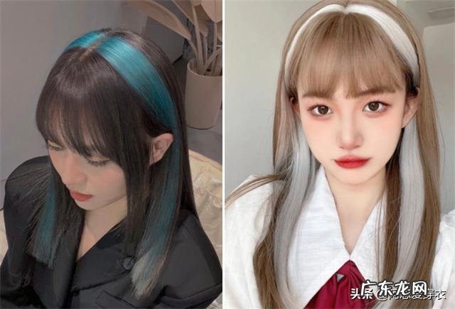 2022最火发色挂耳染 2022流行的挂耳染最新发色长发