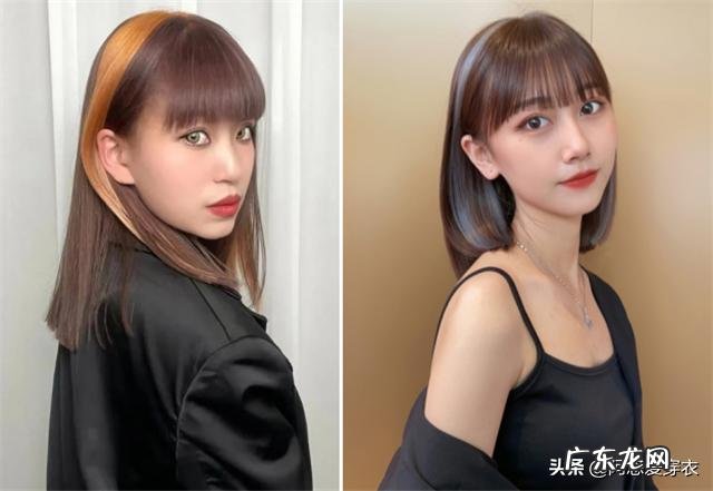 2022最火发色挂耳染 2022流行的挂耳染最新发色长发