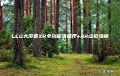 LED大屏幕XR全功能演播厅+AR虚拟绿棚