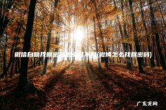 微博怎么找回密码 微信自助找回密码怎么打不开