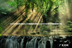 suv2020年9月销量排行榜 2019年9月小型SUV销量排行榜