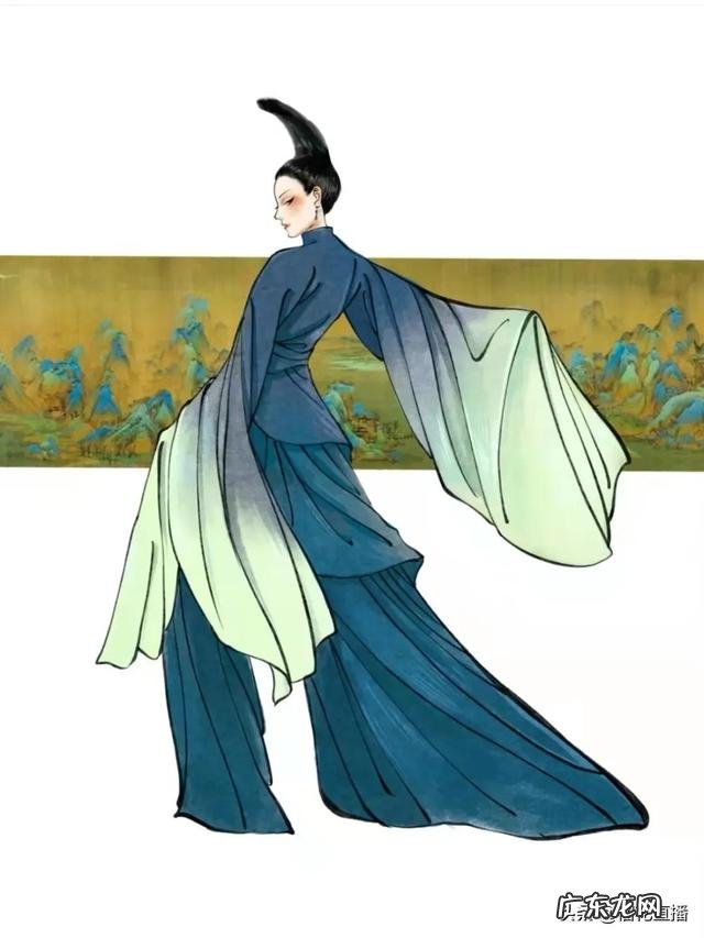 适合舞者的发型 青绿舞者的发型