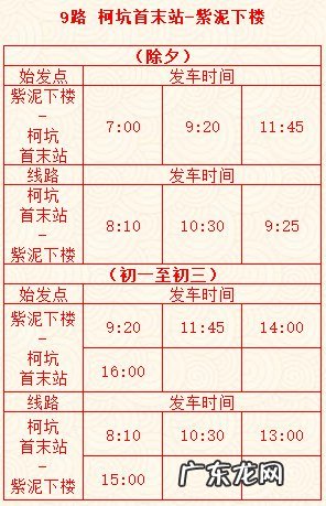 龙海公交车时间表 2022漳州龙海春节公交线路时刻表