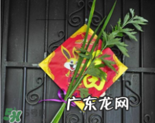 艾草挂门上是什么意思？艾草放门口什么作用？