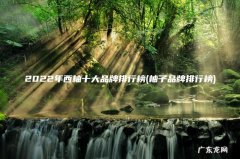 柚子品牌排行榜 2022年西柚十大品牌排行榜