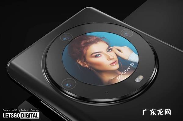 华为Mate 50渲染图曝光:中孔双曲屏+超大圆形后摄、内含副屏