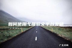 如何使用弋推软文平台发稿