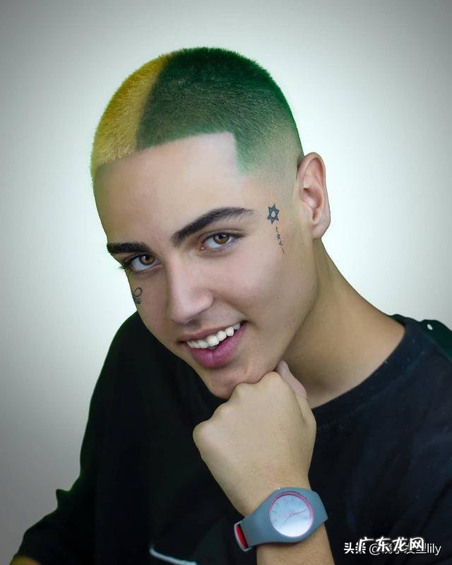 狼尾发型男硬发质 20年潮流男发狼尾