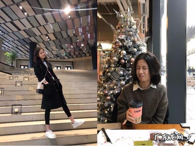 女大学生时尚打扮 一副时髦学生的打扮