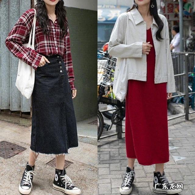 连帽卫衣搭配半身裙子图片 连帽卫衣搭配半身花裙