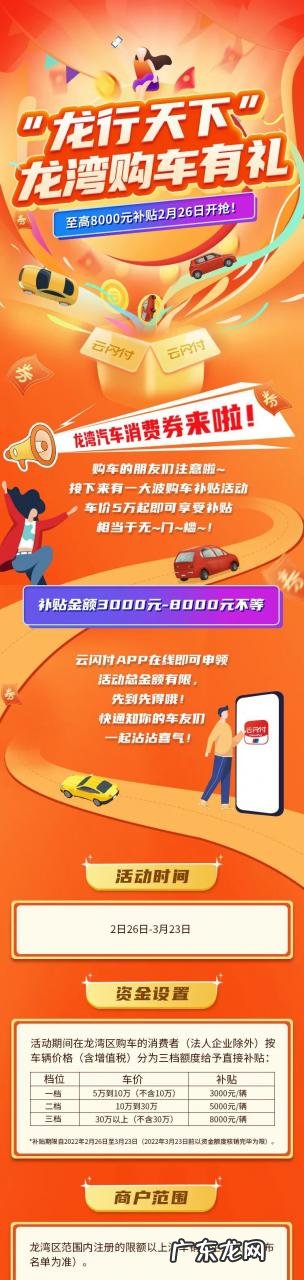 温州购车补贴最新规定2020 2月26日10点开抢 2022温州龙湾区购车消费补贴领取指南