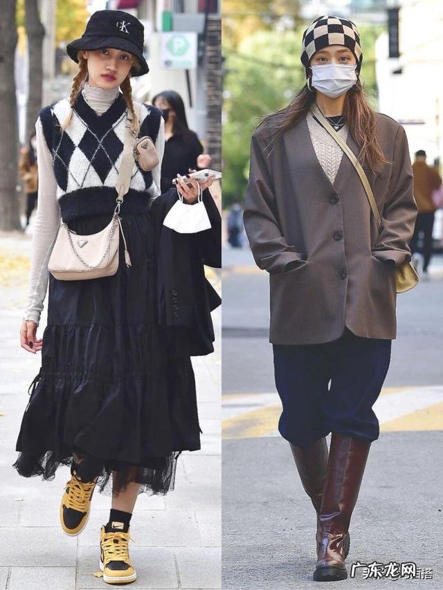 韩国女孩日常穿搭 韩国街头韩系女生穿搭
