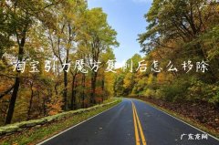 淘宝引力魔方复制后怎么移除