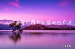 店小蜜智能图片回答如何开启