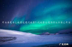 店铺代运营是什么意思 开店后是自己运营还是代运营