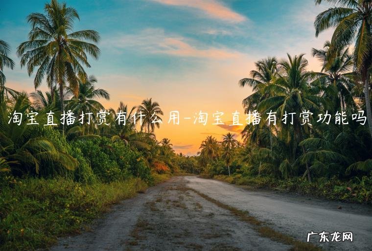 淘宝直播打赏在哪里打开 淘宝直播打赏有什么用