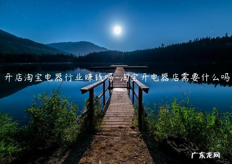 开什么淘宝店赚钱 开店淘宝电器行业赚钱吗