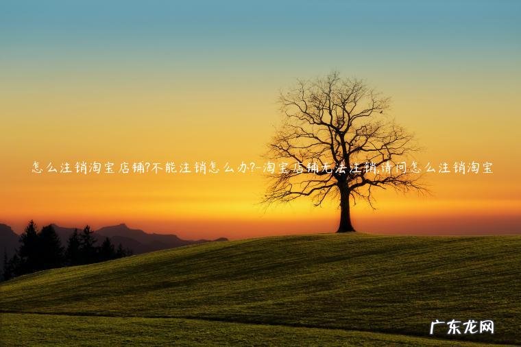 怎么注销淘宝店铺会员 怎么注销淘宝店铺