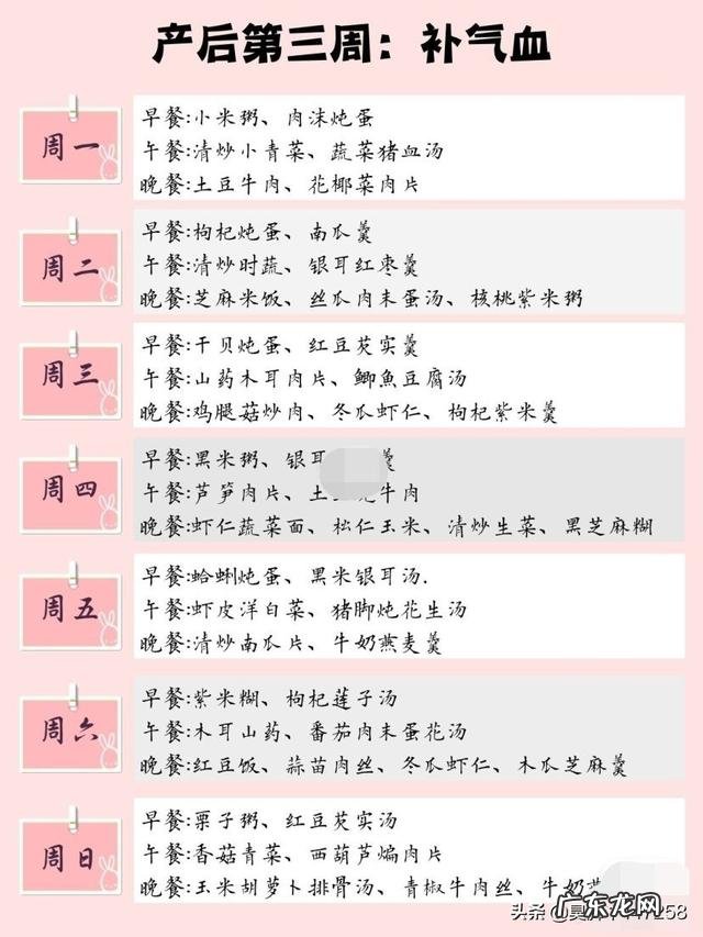 宝妈们产后注意啦！最新产后食谱??产后迅速恢复，全方面滋补？