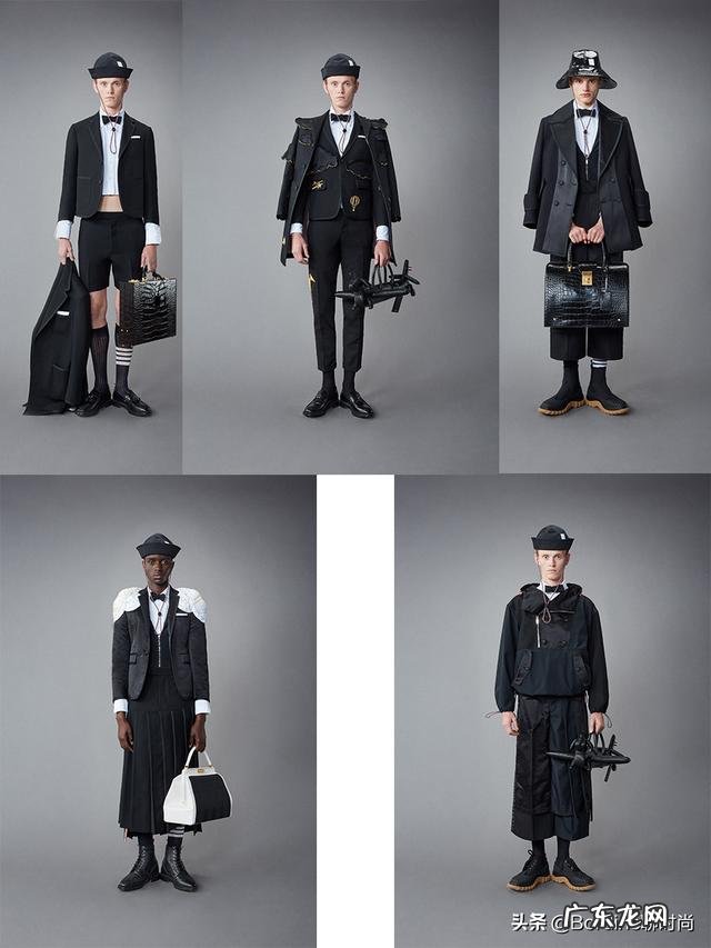 thom browne thom browne 男士短袖套装