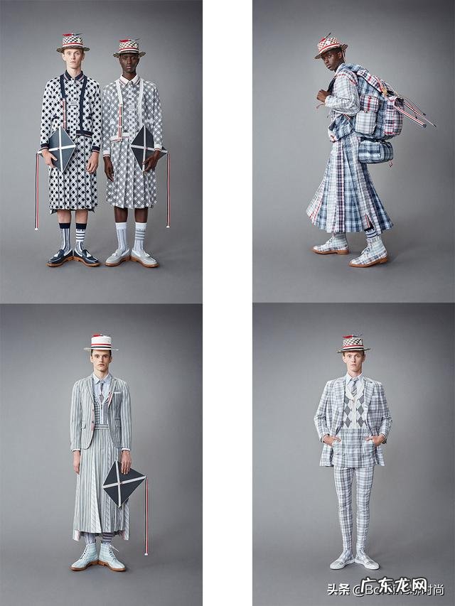 thom browne thom browne 男士短袖套装