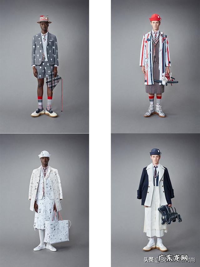 thom browne thom browne 男士短袖套装